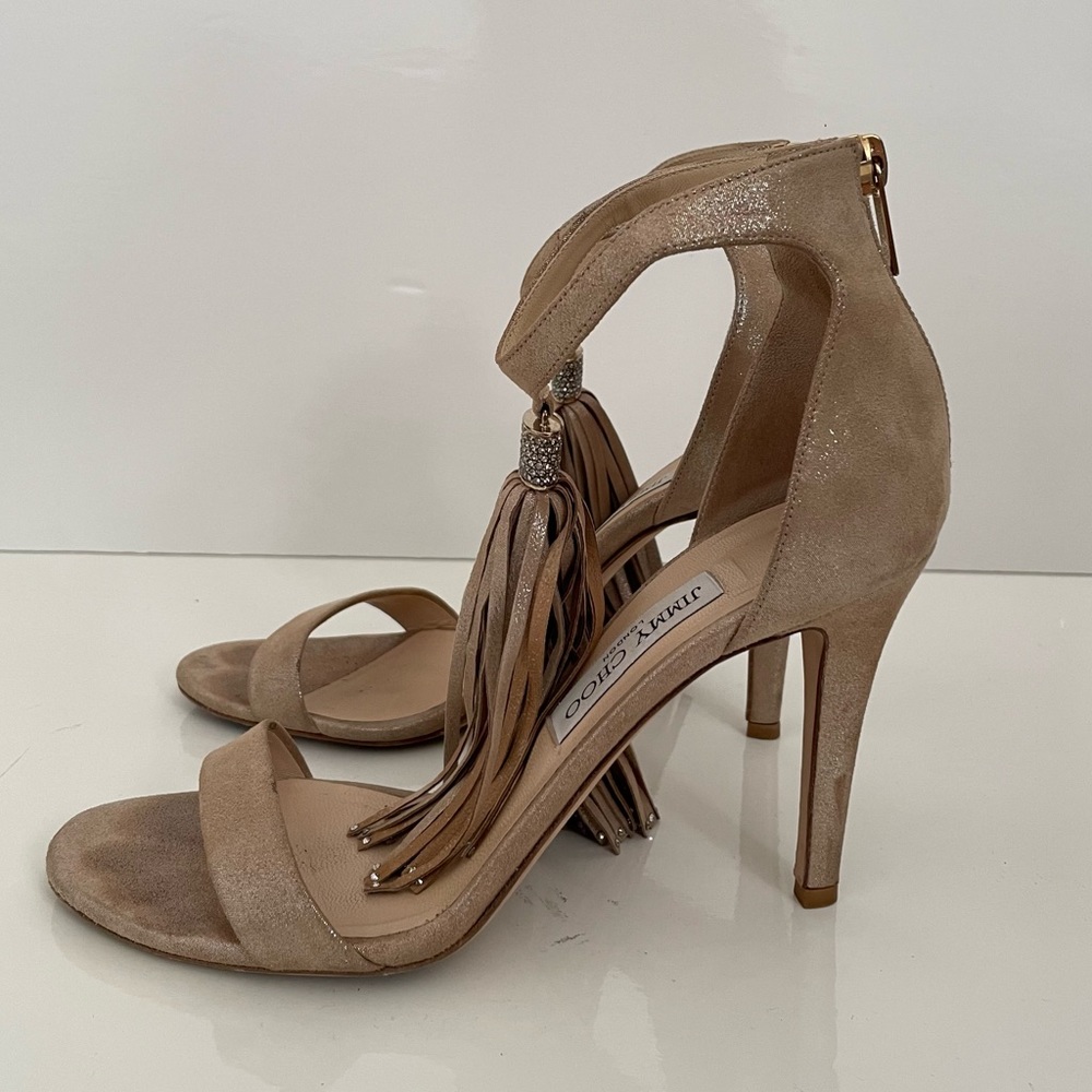 Jimmy Choo tassel high heels
